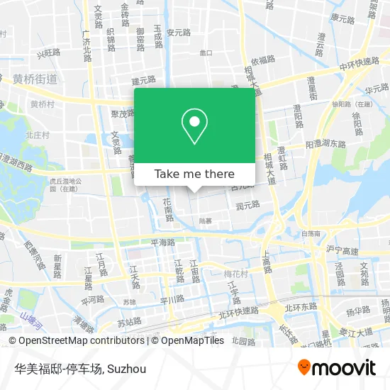 华美福邸-停车场 map