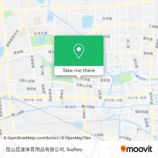 昆山昆速体育用品有限公司 map