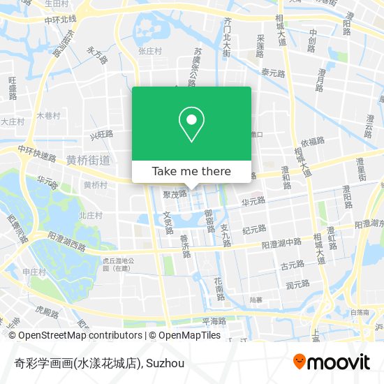 奇彩学画画(水漾花城店) map