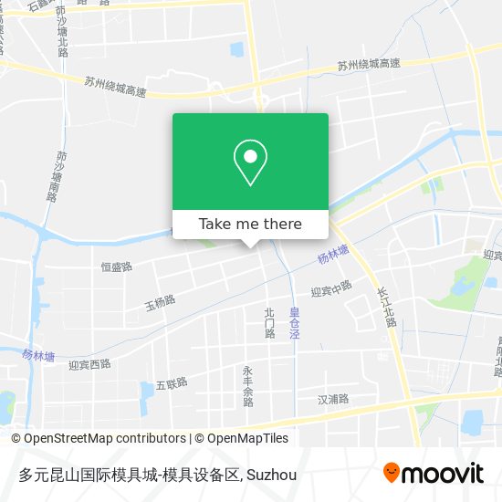多元昆山国际模具城-模具设备区 map