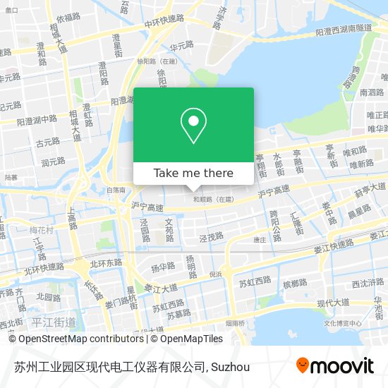 苏州工业园区现代电工仪器有限公司 map
