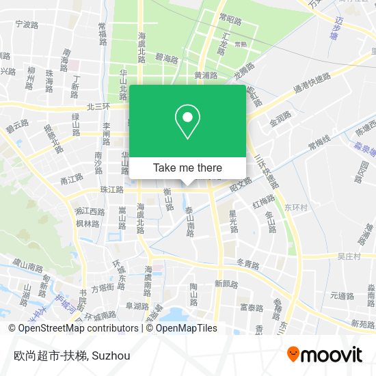 欧尚超市-扶梯 map