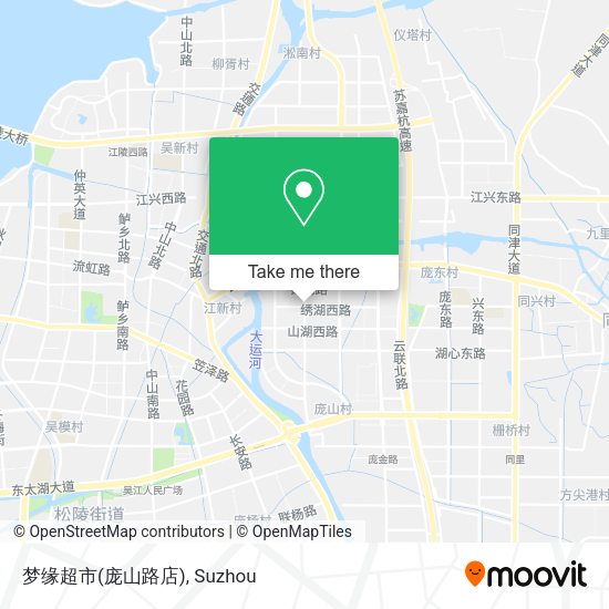 梦缘超市(庞山路店) map