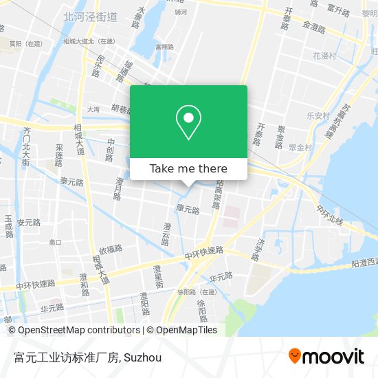 富元工业访标准厂房 map