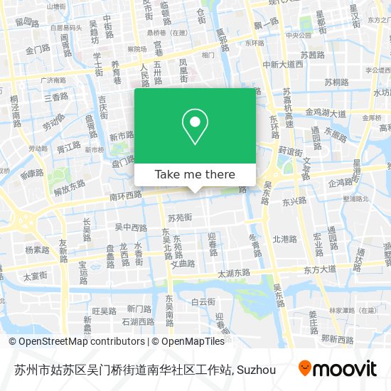 苏州市姑苏区吴门桥街道南华社区工作站 map
