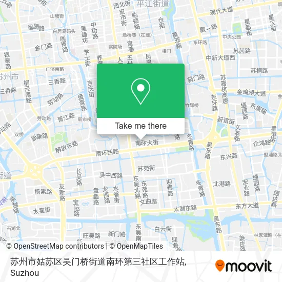 苏州市姑苏区吴门桥街道南环第三社区工作站 map