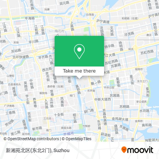 新湘苑北区(东北2门) map