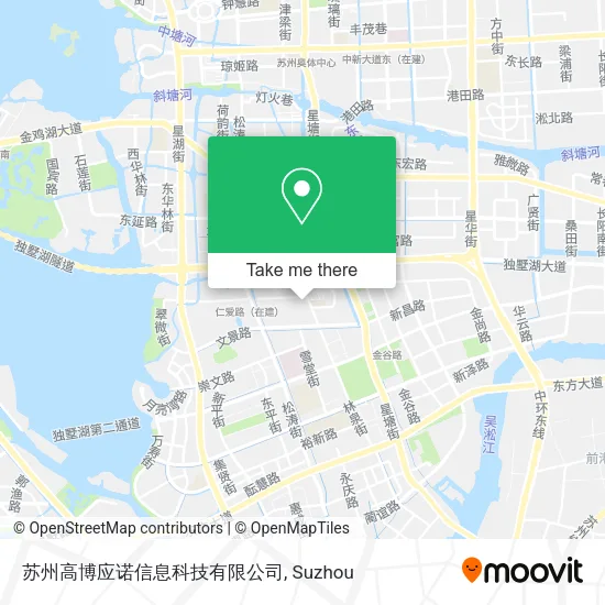 苏州高博应诺信息科技有限公司 map