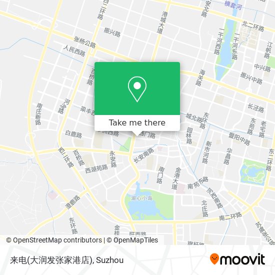 来电(大润发张家港店) map
