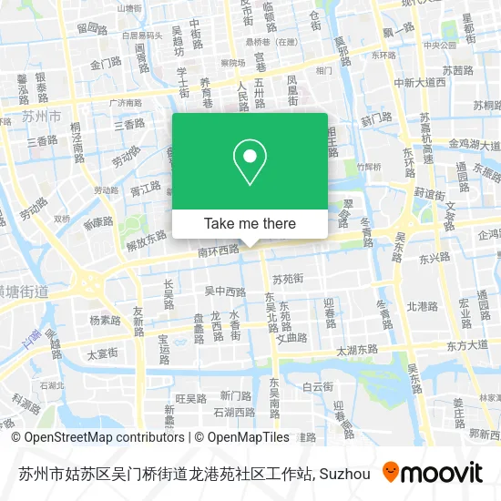 苏州市姑苏区吴门桥街道龙港苑社区工作站 map