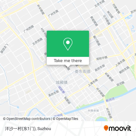 洋沙一村(东1门) map