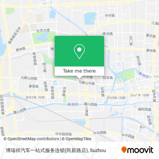 博瑞祥汽车一站式服务连锁(民新路店) map