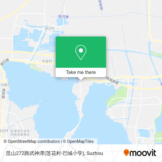 昆山272路武神潭(莲花村-巴城小学) map