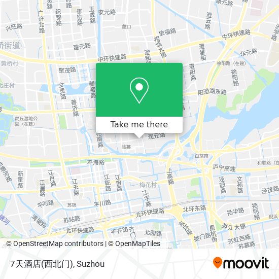 7天酒店(西北门) map