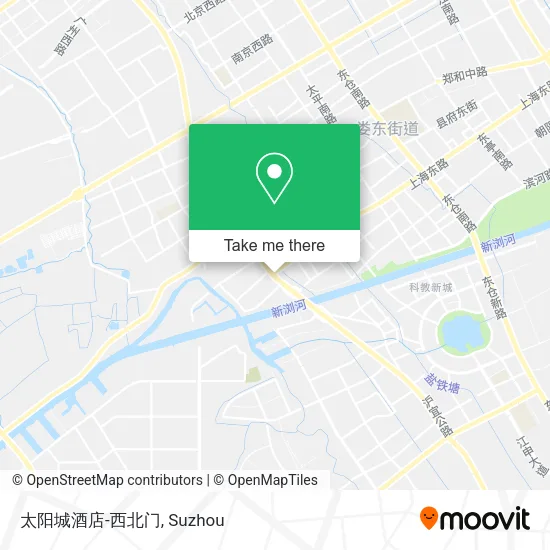 太阳城酒店-西北门 map
