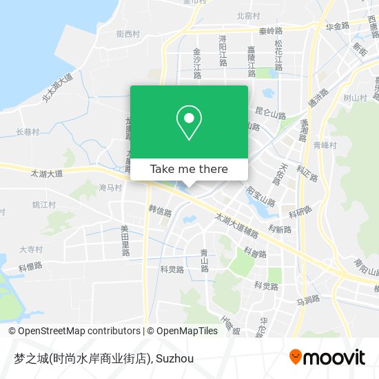 梦之城(时尚水岸商业街店) map