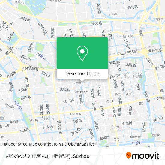栖迟依城文化客栈(山塘街店) map