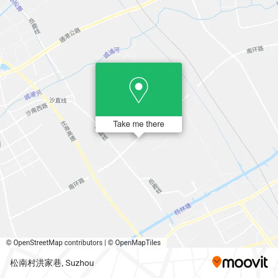 松南村洪家巷 map