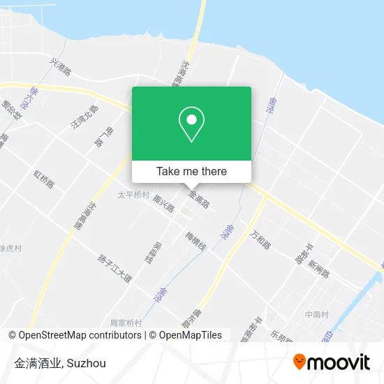 金满酒业 map