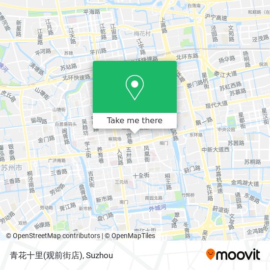 青花十里(观前街店) map