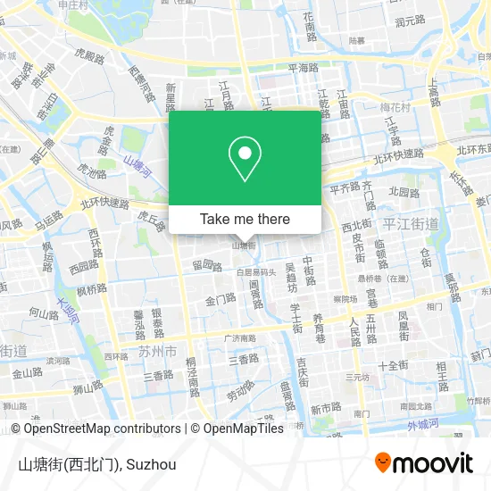 山塘街(西北门) map
