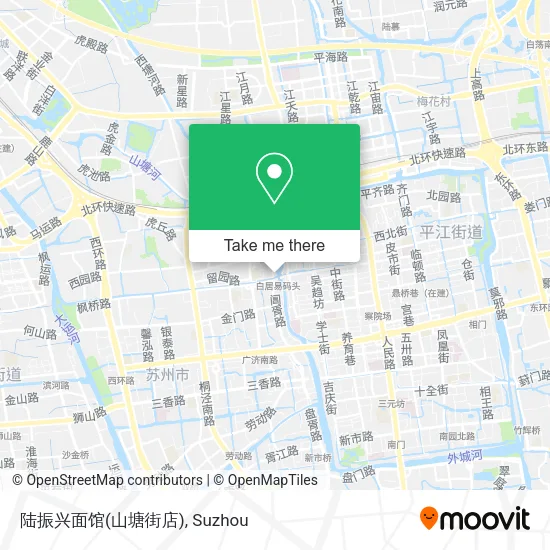 陆振兴面馆(山塘街店) map