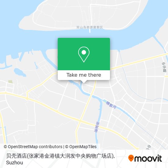 贝壳酒店(张家港金港镇大润发中央购物广场店) map