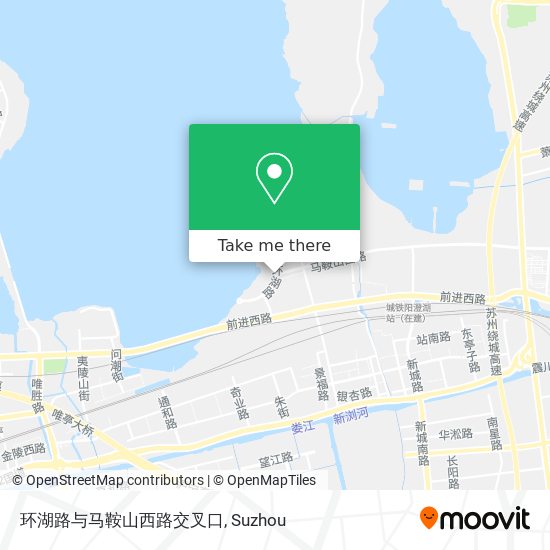 环湖路与马鞍山西路交叉口 map