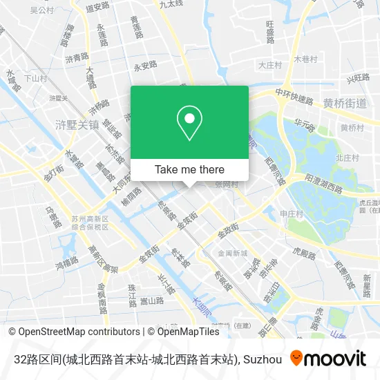 32路区间(城北西路首末站-城北西路首末站) map