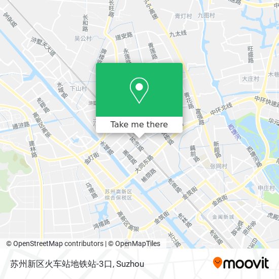 苏州新区火车站地铁站-3口 map