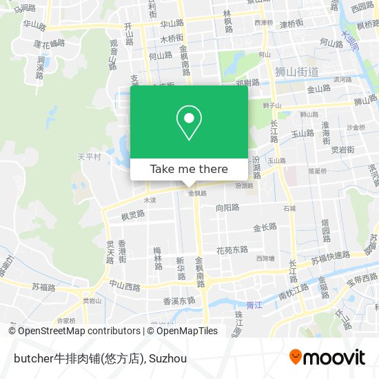 butcher牛排肉铺(悠方店) map