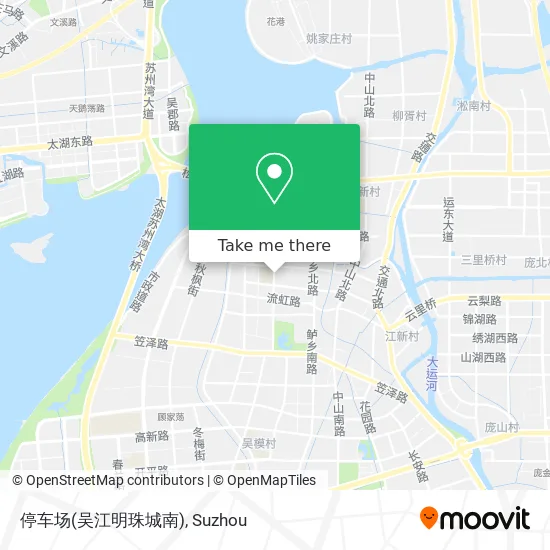 停车场(吴江明珠城南) map
