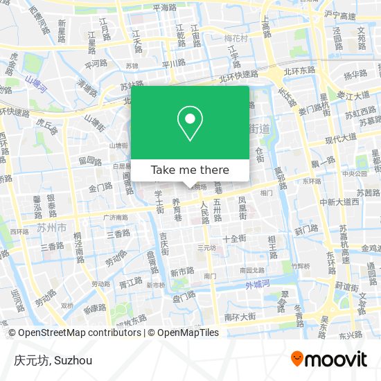 庆元坊 map