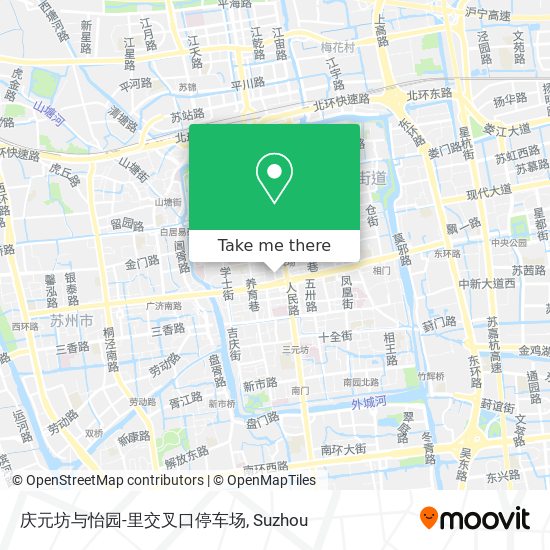 庆元坊与怡园-里交叉口停车场 map