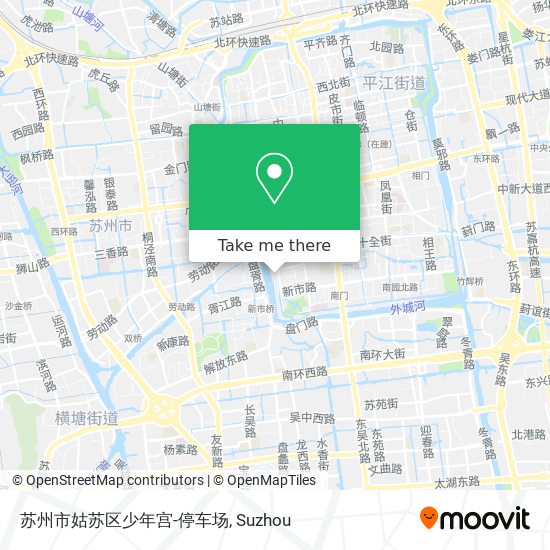 苏州市姑苏区少年宫-停车场 map
