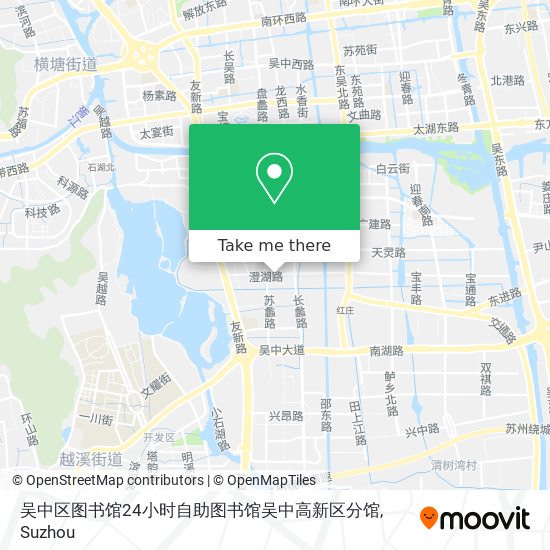 吴中区图书馆24小时自助图书馆吴中高新区分馆 map