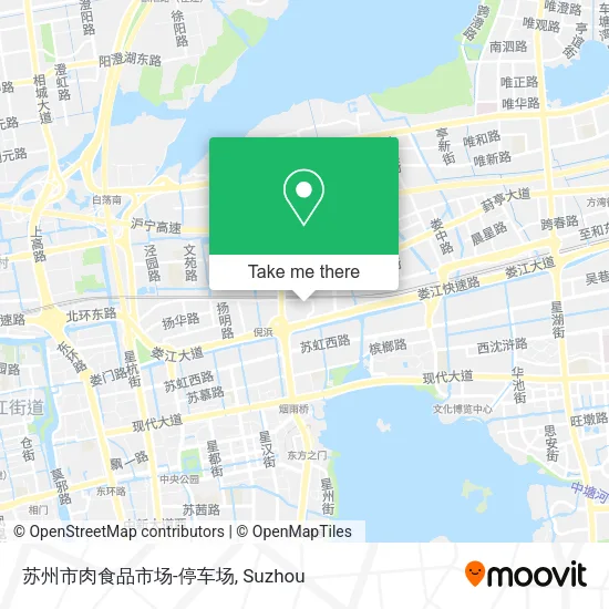 苏州市肉食品市场-停车场 map
