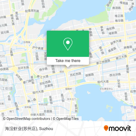 海渲虾业(苏州店) map