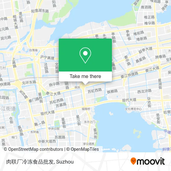 肉联厂冷冻食品批发 map