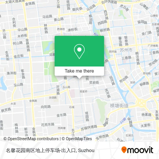 名馨花园南区地上停车场-出入口 map