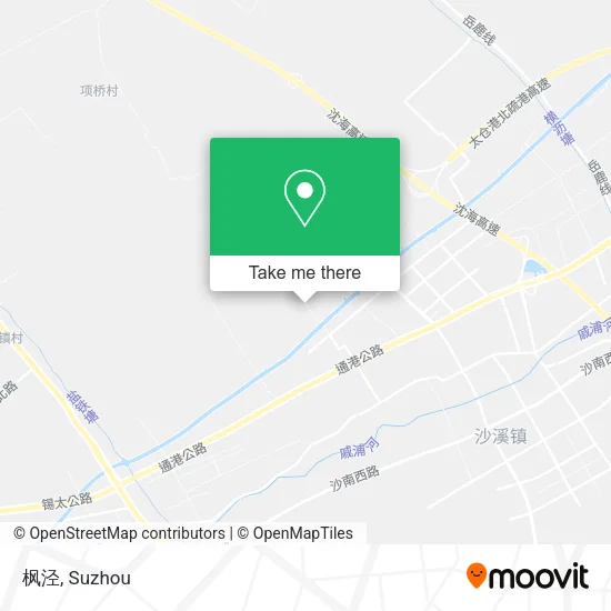 枫泾 map