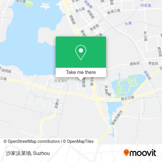 沙家浜菜场 map