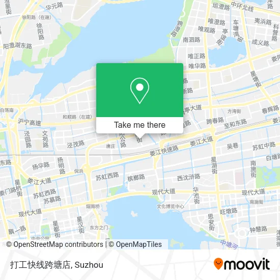 打工快线跨塘店 map