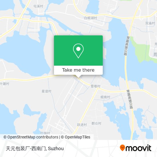 天元包装厂-西南门 map