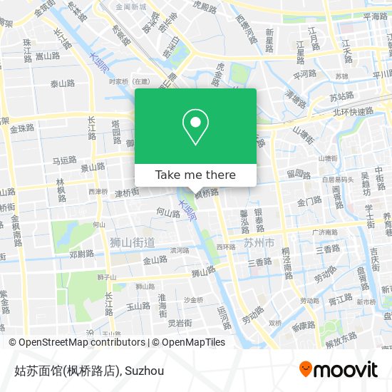 姑苏面馆(枫桥路店) map