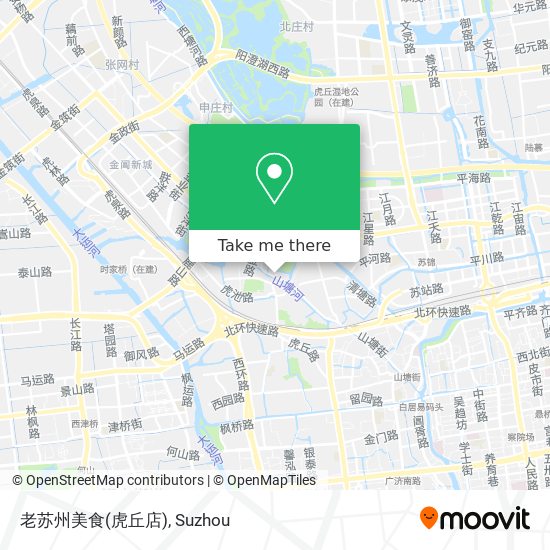 老苏州美食(虎丘店) map