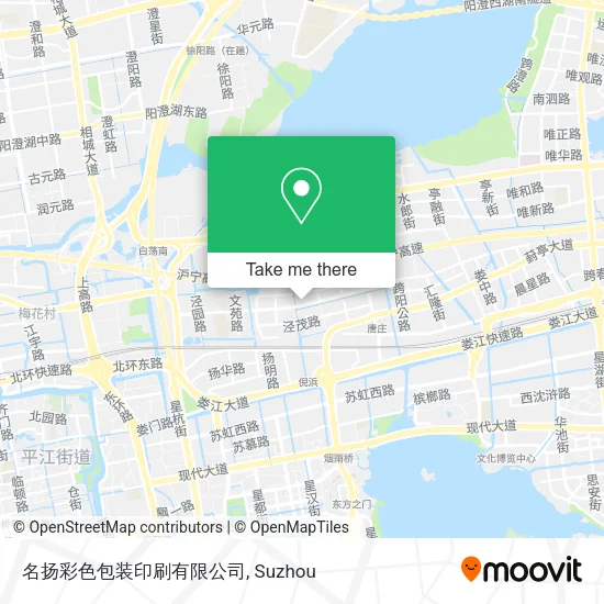 名扬彩色包装印刷有限公司 map
