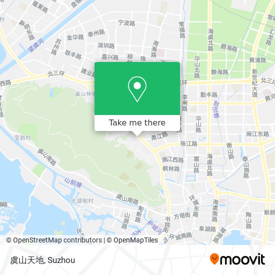 虞山天地 map