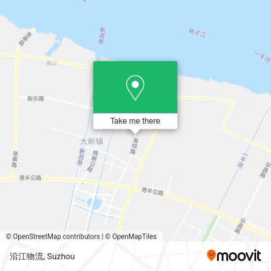 沿江物流 map