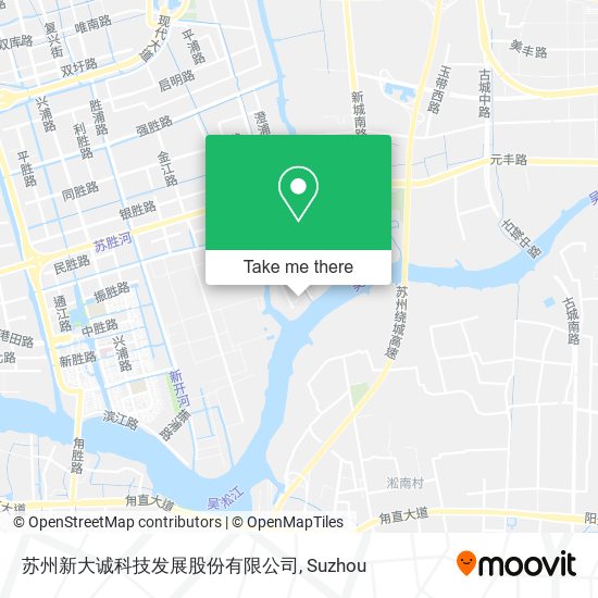 苏州新大诚科技发展股份有限公司 map